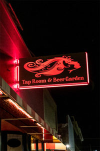 Mother Earth Tap Room & Beer Garden Signage
