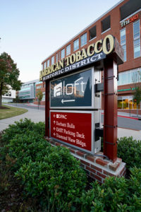 Capital Sign Solutions - American Tobacco Campus directional