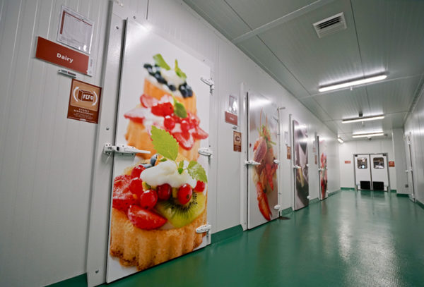 Door imagery for New Restaurant