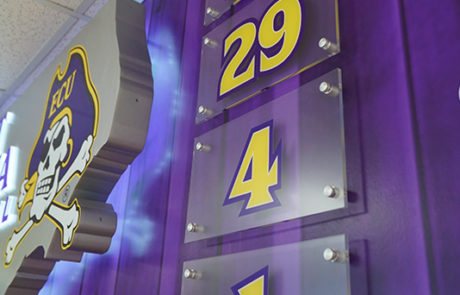 Capital Sign Solutions - East Carolina University baseball interior signage