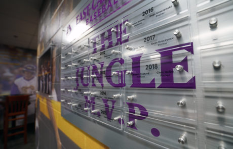 Capital Sign Solutions - East Carolina University baseball interior signage