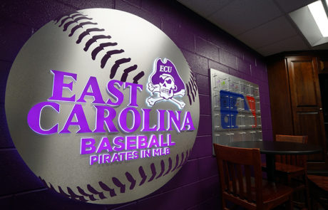 Capital Sign Solutions - East Carolina University baseball interior signage