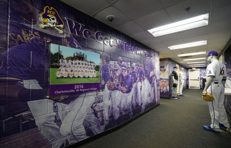 Capital Sign Solutions - East Carolina University baseball interior signage