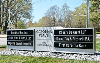 business park sign created by Capital Sign solutions.